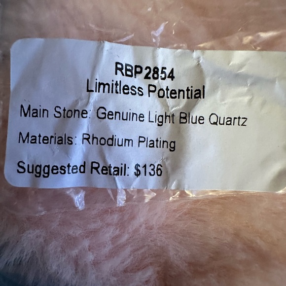 Bomb Party Ring RBP2854 "Limitless Potential” Genuine Quartz on Rose Gold sz 8 - Picture 3 of 6